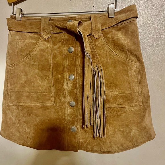 Blank Suede Skirt - Picture 12 of 15